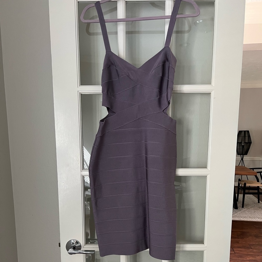 Lavender bondage dress